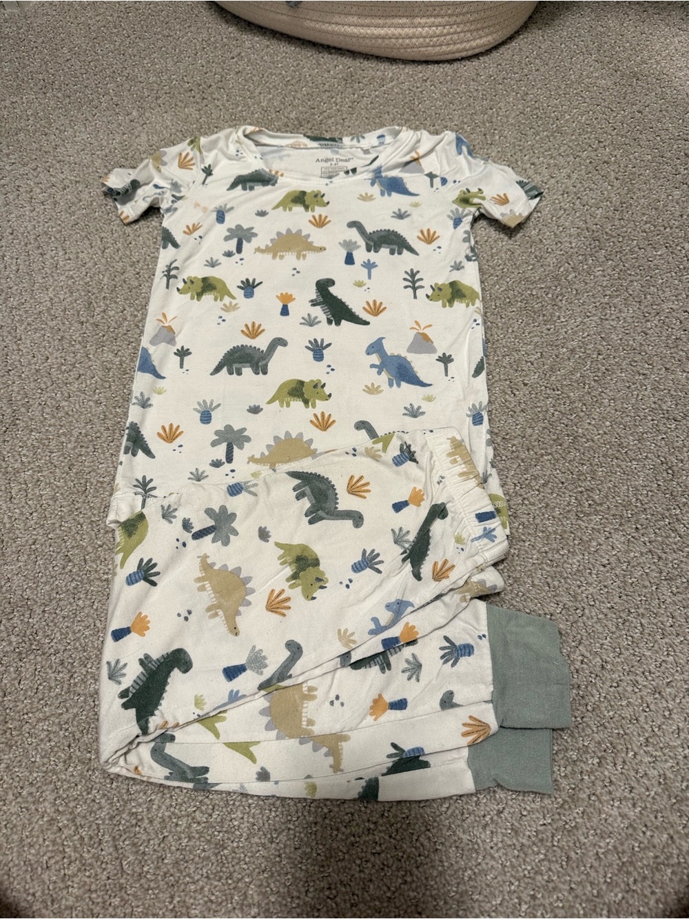 Angel Dear Dinosaur pajamas 3-4T